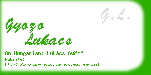 gyozo lukacs business card